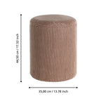 Hocker Vavatenina Bruin 35x45 cm