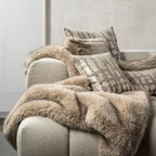 Julia | Cushion | 45x45 cm | White Pepper | Beige | Hoii | With luxury inner cushion