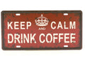 Coffee Retro Wandbord 15x30