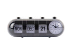 Wekker Retro Tube Kalender Flip