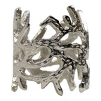 Servet Ring gewei zilver 4x5cm (set of 4)