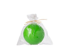 J-Line Kaars Bol Wax Fluo Groen - 30 Uur