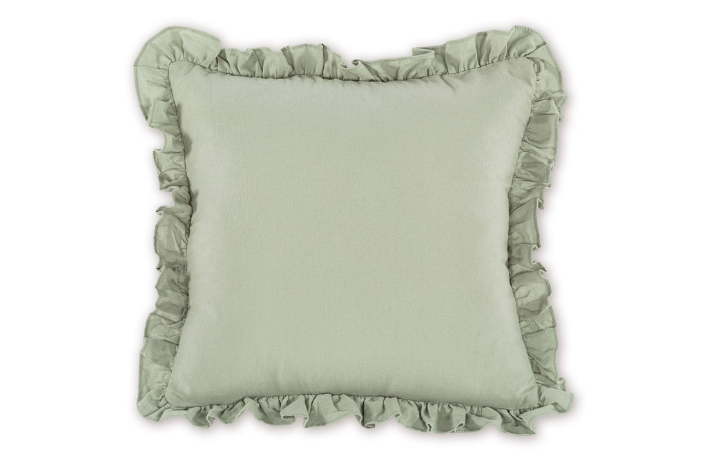 Sierkussen (gevuld) Abby met ruches - 45x45 cm