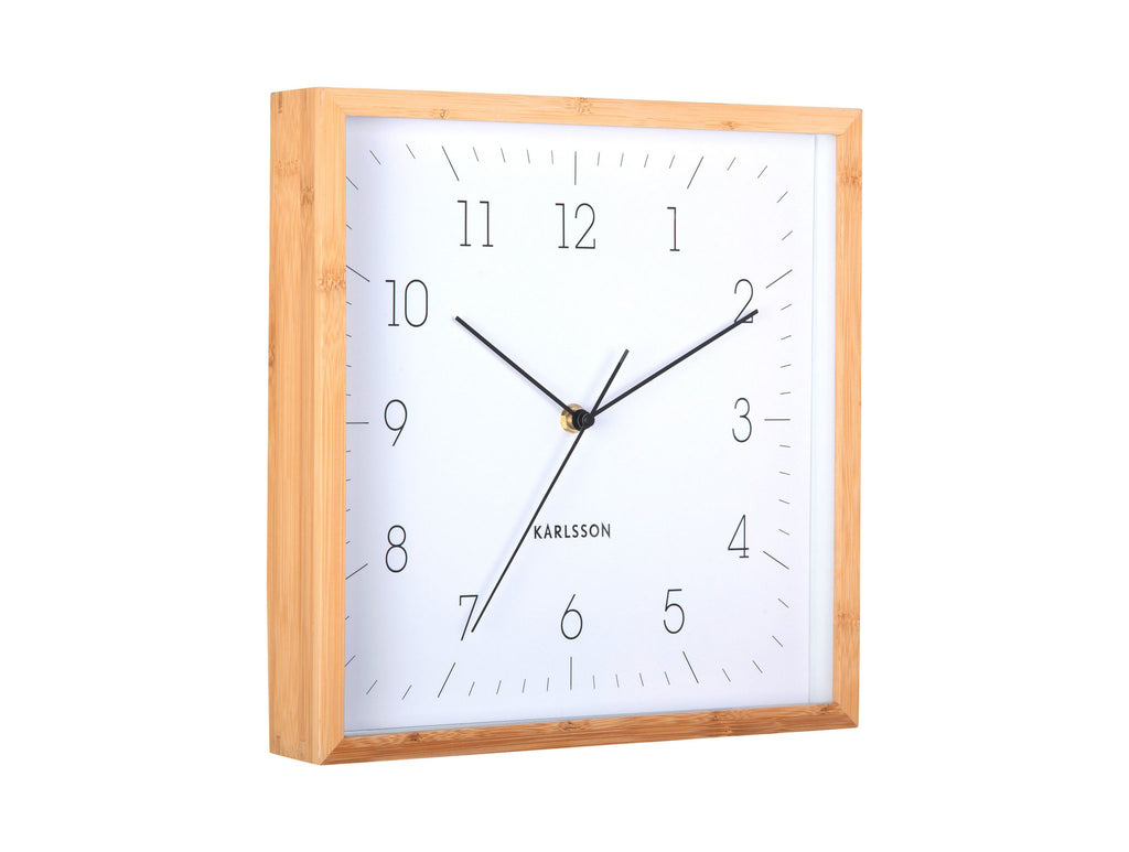 Wandklok Netjes Vierkant
