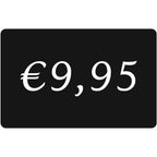 Prijskaart - zwart - € 9.95 - 10 stuks