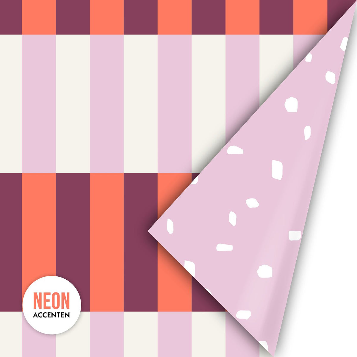 Colorblocking - Color Clash - Rollen cadeaupapier - 10 stuks