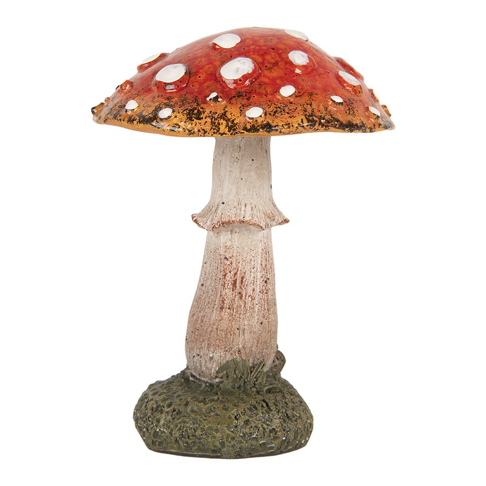 Decoratie paddenstoel Ø 9x12 cm