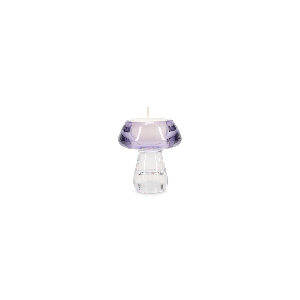 Kaarshouder H7,5cm violet Mood - Set van 2