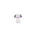 Kaarshouder H7,5cm violet Mood - Set van 2