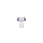Kaarshouder H7,5cm violet Mood - Set van 2