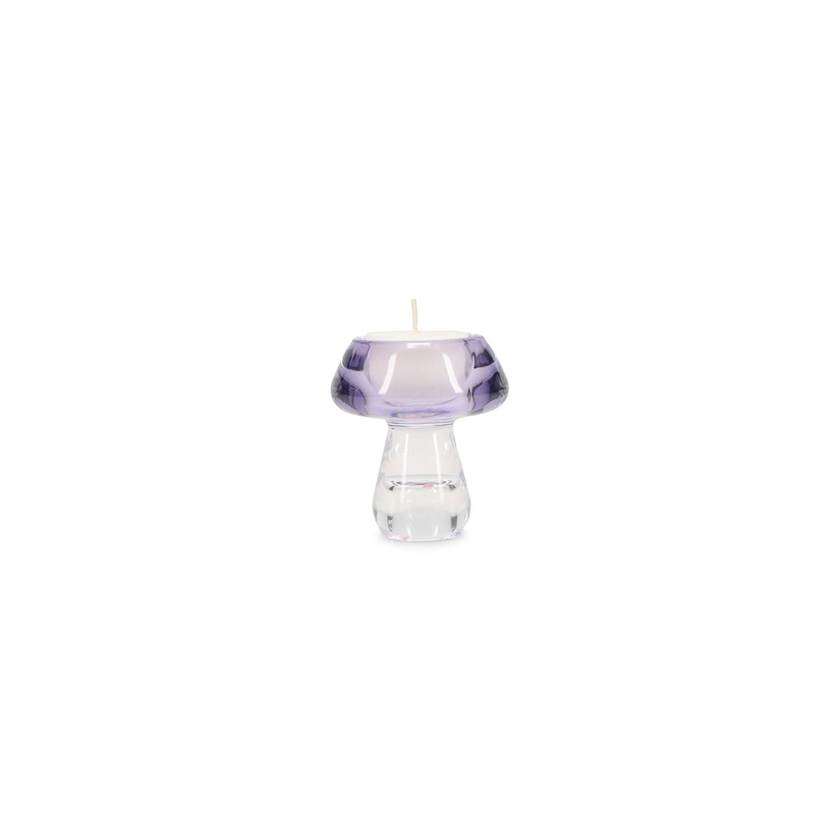 Kaarshouder H7,5cm violet Mood - Set van 2