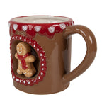 Mok 375 ml Bruin Keramiek Gingerbread man