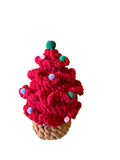 Haak kerstboom rood