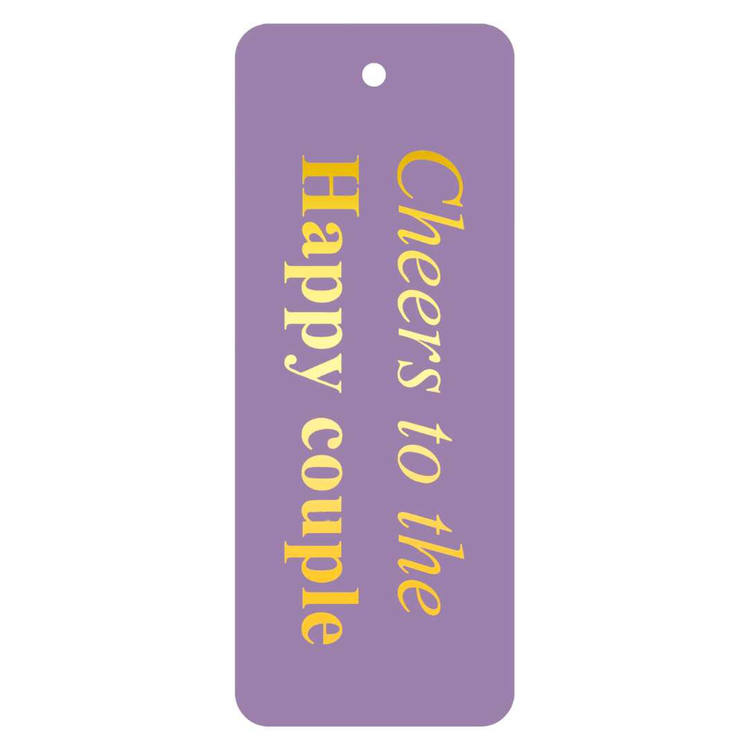 Cadeaukaartje - "Cheers to the Happy couple" - 20 Stuks