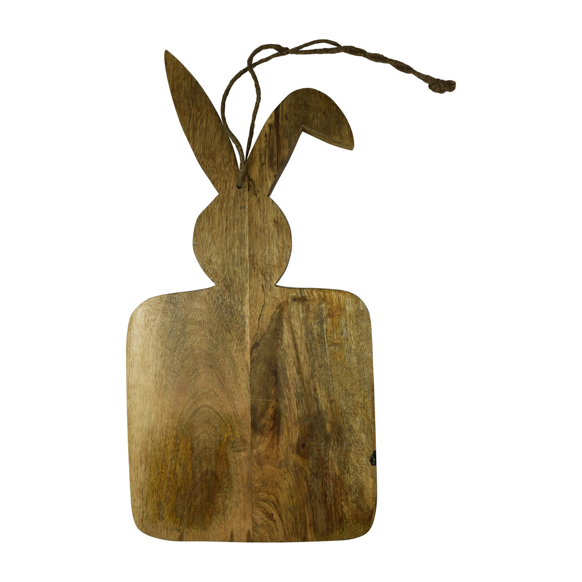Mangohouten borrelplank haas 20x39x2cm