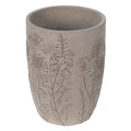 Bloempot Ø 18x25 cm Grijs Beige Steen Bloemen Bloempot Binnen