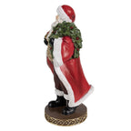Kerstdecoratie Beeld Kerstman 23 cm Rood Kunststof
