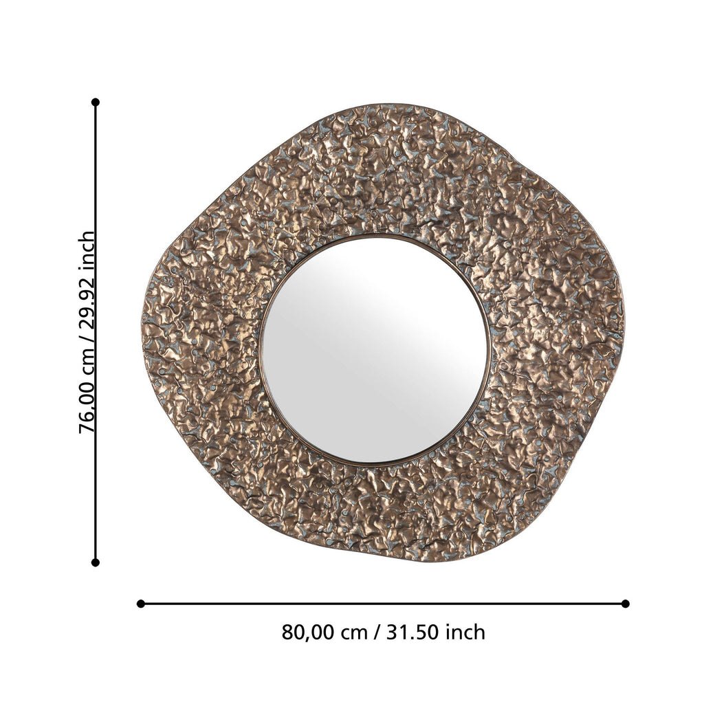 Spiegel toamasina goud 80x4x76 cm