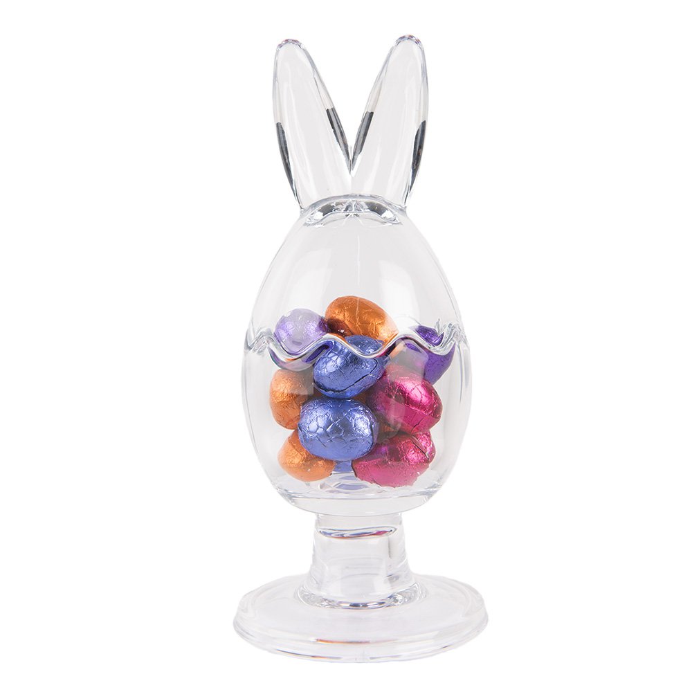 Glazen potje Ei Ø 9x22 cm Transparant Glas