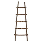 Handdoekhouder 140 cm Bruin Hout Decoratie Ladder