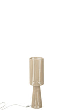 J-Line tafellamp met touw greige small