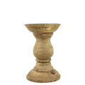 Kandelaar rond mango hout 15cm