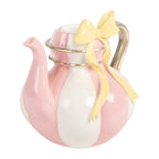 Kandelaar Theepot 13x10x11 cm Roze Kunststof