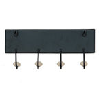 Wandkapstok 40x5x17 cm Zwart Rood IJzer Motor