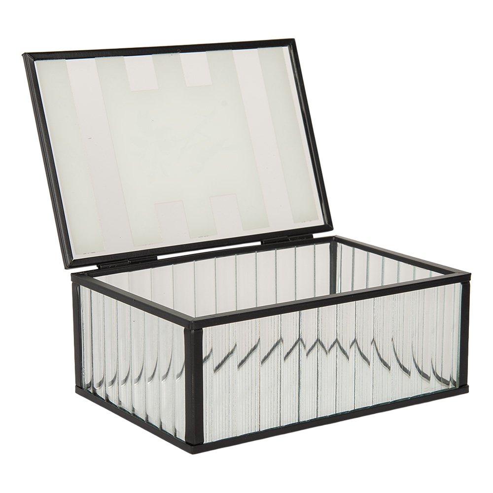 Sieradendoos 15x10x6 cm Transparant Glas