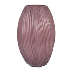 Vaas Ø 17x27 cm Roze Glas