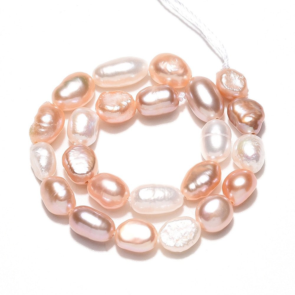 Zoetwaterparel baroque Keshi armband