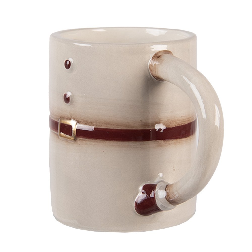 Mok Hert 250 ml / 250 ml Beige Keramiek Hert