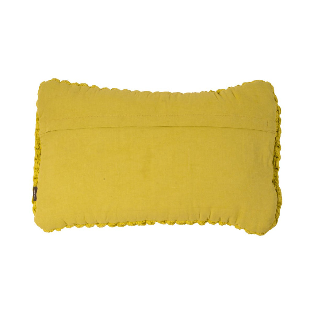 Karson Rope kussen geel 30x50cm