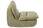 J-Line Gecomprimeerde chaise longue - schuim - groen