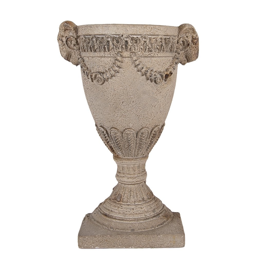 Bloempot 29x11x44 cm Beige Keramisch materiaal
