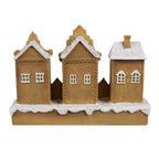 Gingerbread house 13x4x10 cm Bruin Polyresin Peperkoekhuisje