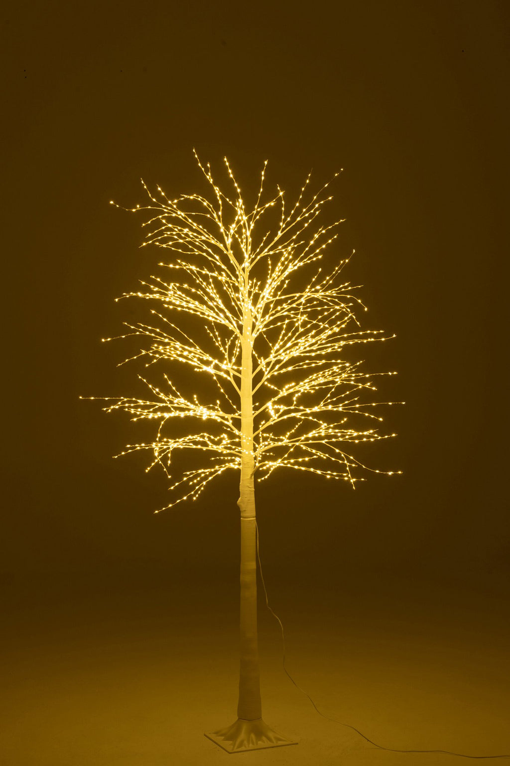 J-Line decoratie Boom 2000 Led - metaal - wit - M