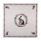 Tafelkleed 100x100 cm Beige Katoen