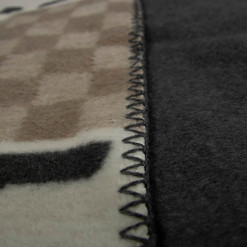 Plaid bos grijs xl 150x200cm