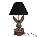 Tafellamp Konijn Ø 37x61 cm Goudkleurig Zwart Polyresin Bureaulamp