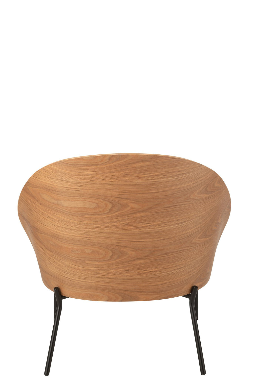 J-Line Loungestoel Lone Multiplex/Metaal Naturel/Beige