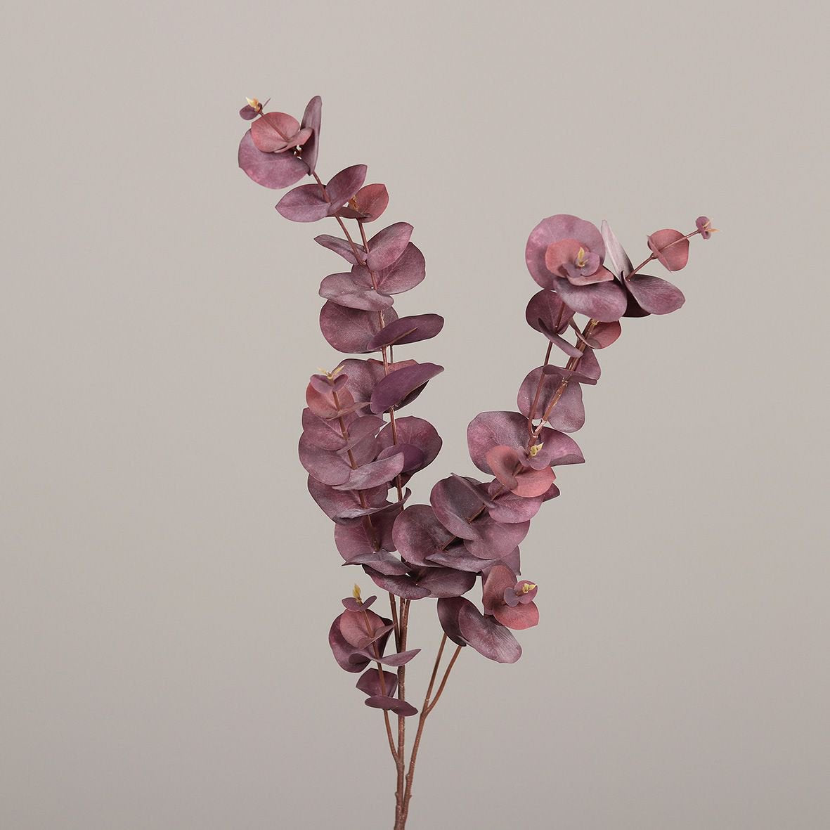 Kunst Eucalyptus 102cm bordeaux