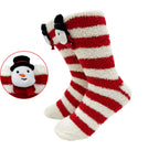 Textino Funny Snowman - Huissokken - One size - Biking Red - Rood, wit