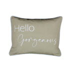 Kussen katoen hello gorgeous 35x45cm*