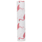 Flamingo Tafelband roze 30cmx3mtr (opgerold) (20 in doos)