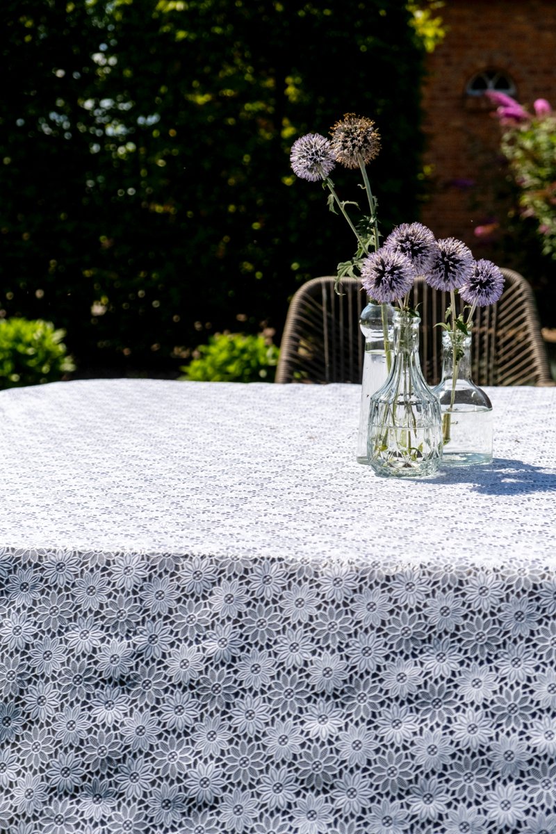 Denali Lace tafelzeil wit 140cm20mtr