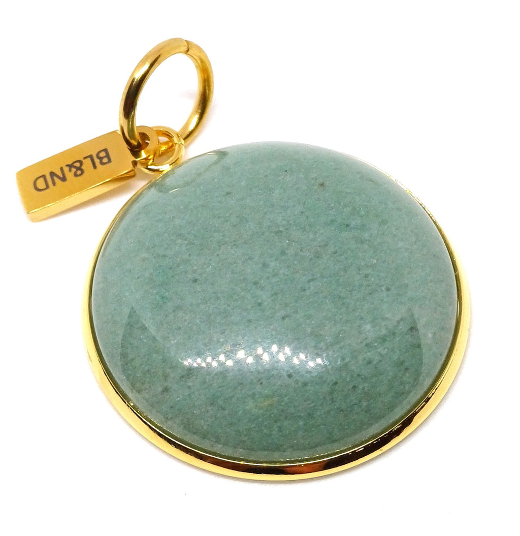 Ketting met 30mm edelsteen hanger