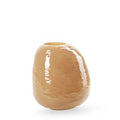 Bolvaas 'fiep' beige glans h16 d15 cm