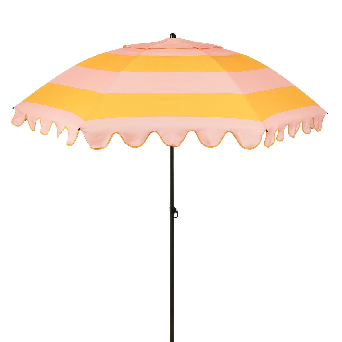 Parasol streep geel
