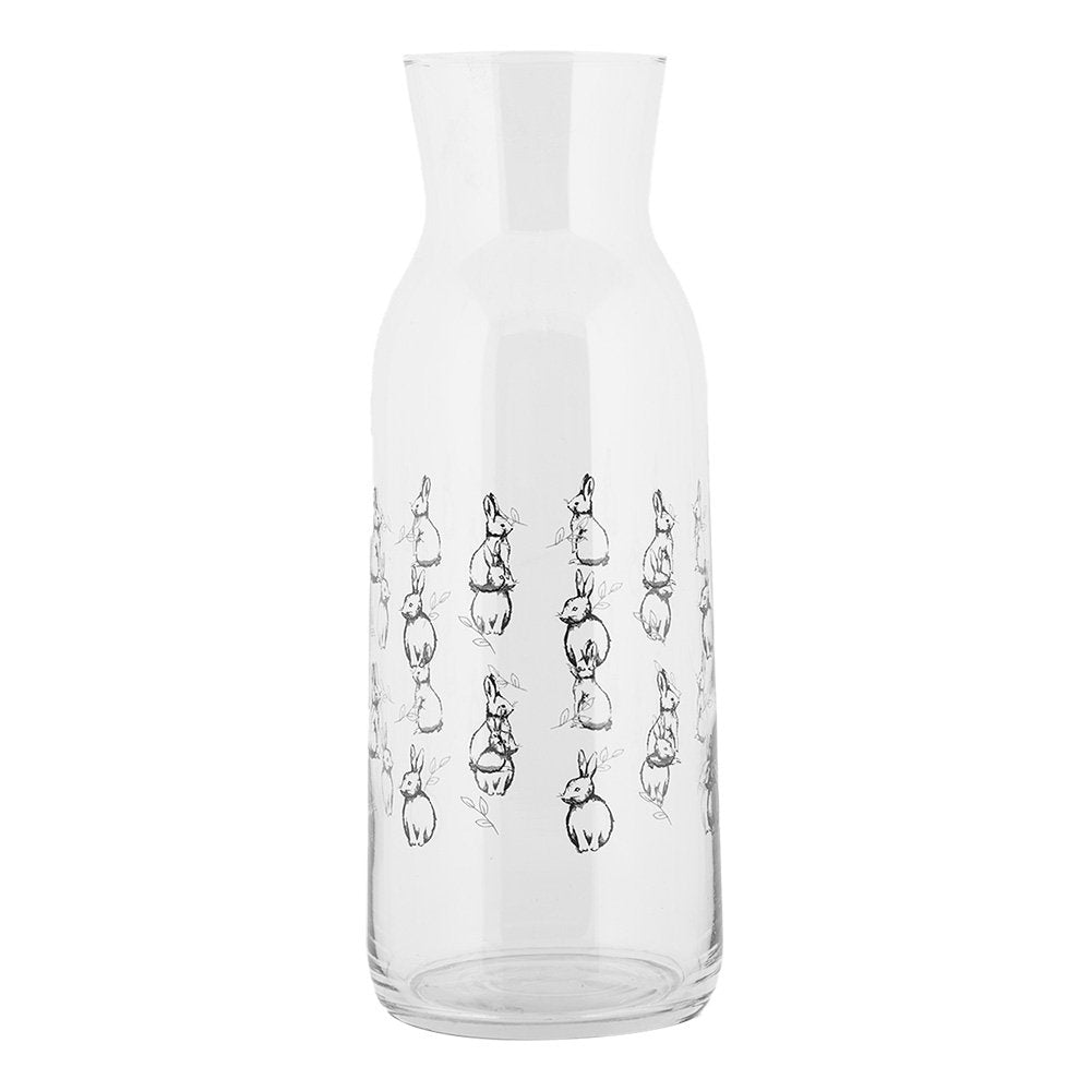 Karaf 1000 ml Transparant Glas Konijnen